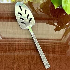 Vintage Imperial International Pierced Dessert Server, Stainless Steel Japan